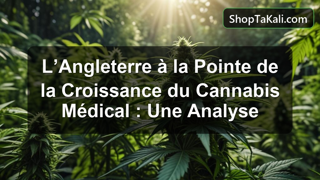 L’Angleterre à la Pointe de la Croissance du Cannabis Médical : Une Analyse
