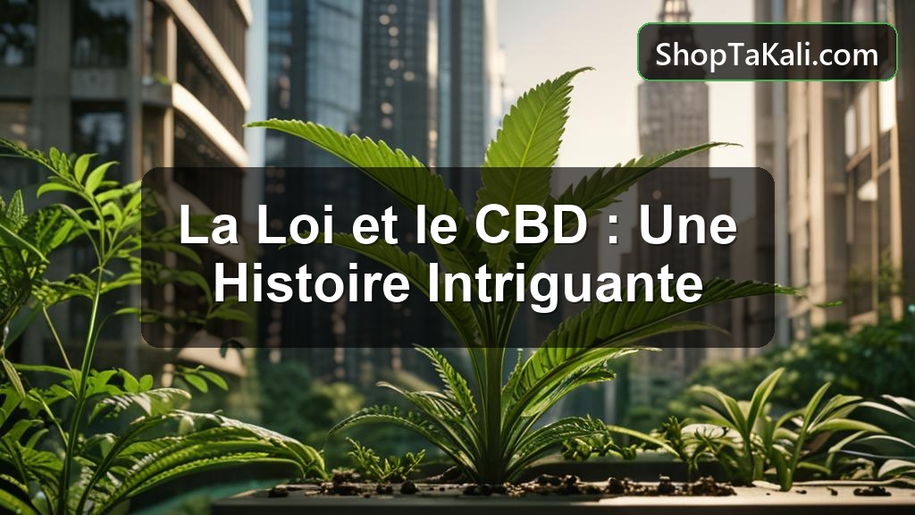La Loi et le CBD : Une Histoire Intriguante