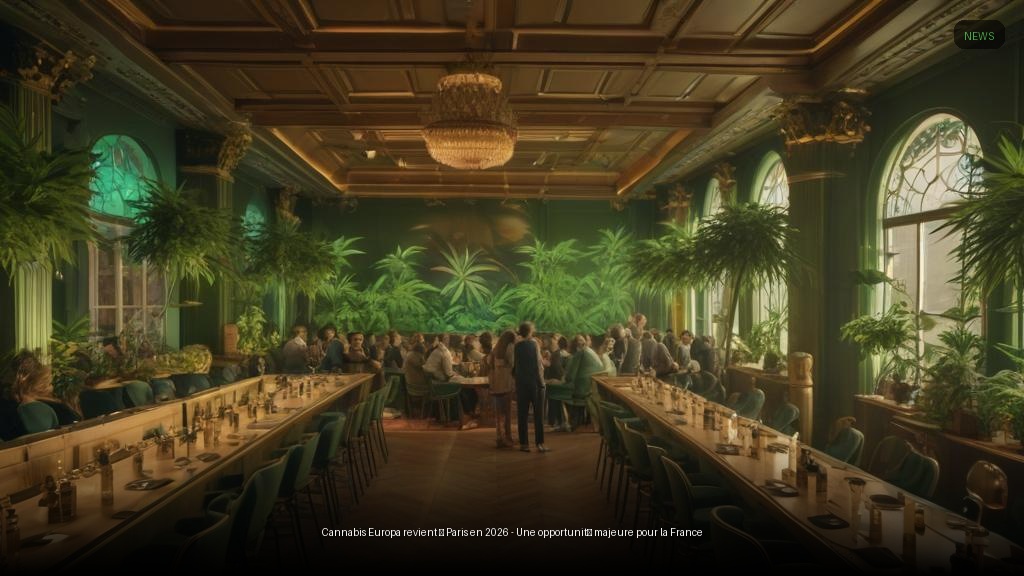 Cannabis Europa revient à Paris en 2026 - Une opportunité majeure pour la France