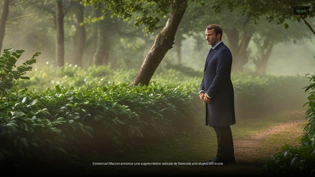 Emmanuel Macron annonce une augmentation radicale de l'amende anti-stups à 500 euros